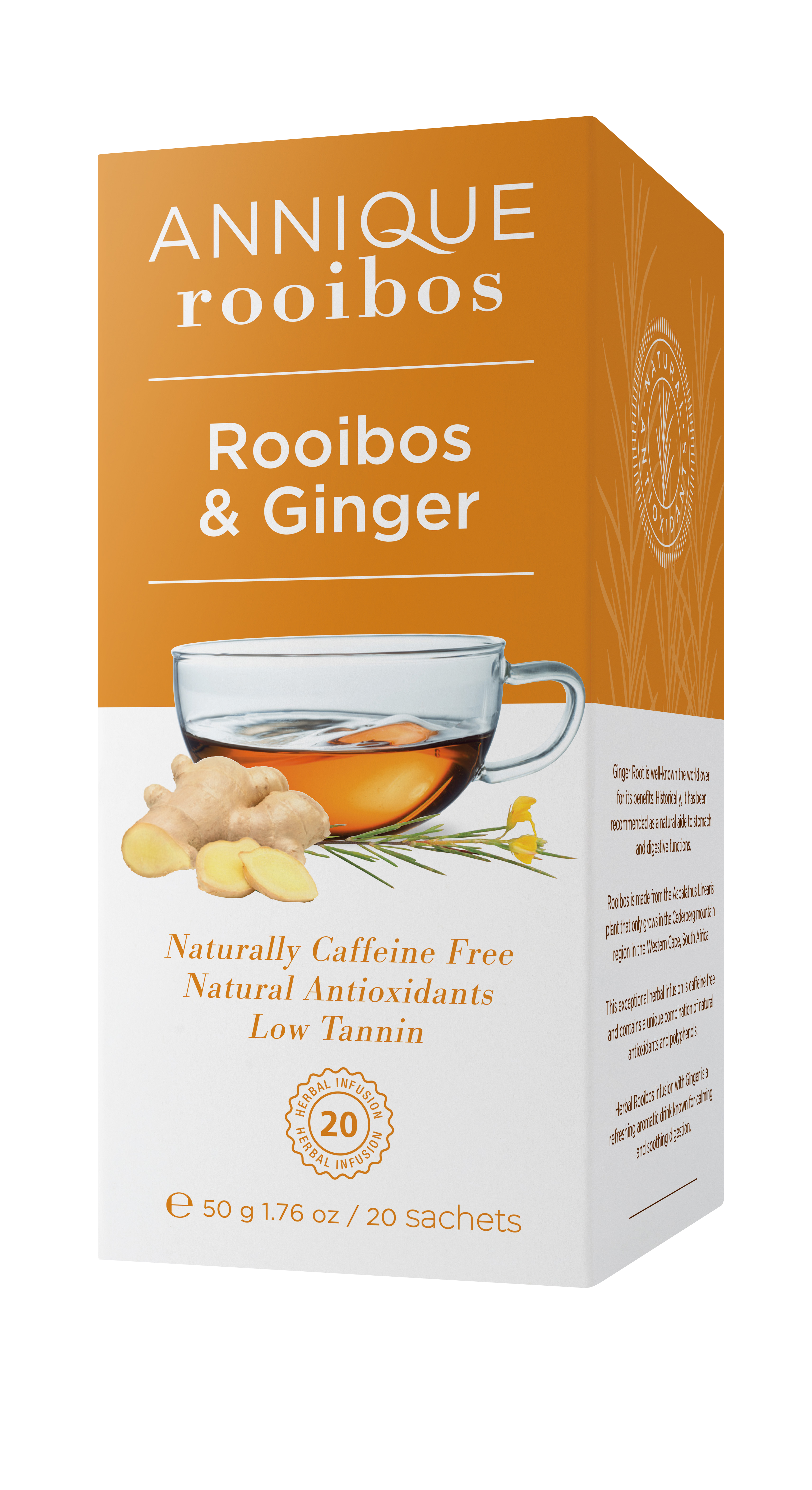 Rooibos & Ginger Tea – 50g