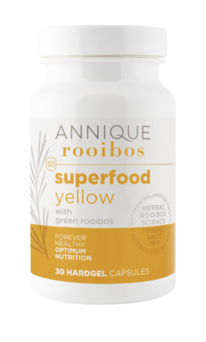 Superfood Yellow and Green Rooibos – 30 Hardgel Capsules