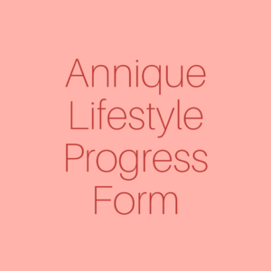Annique Lifestyle Progress Form