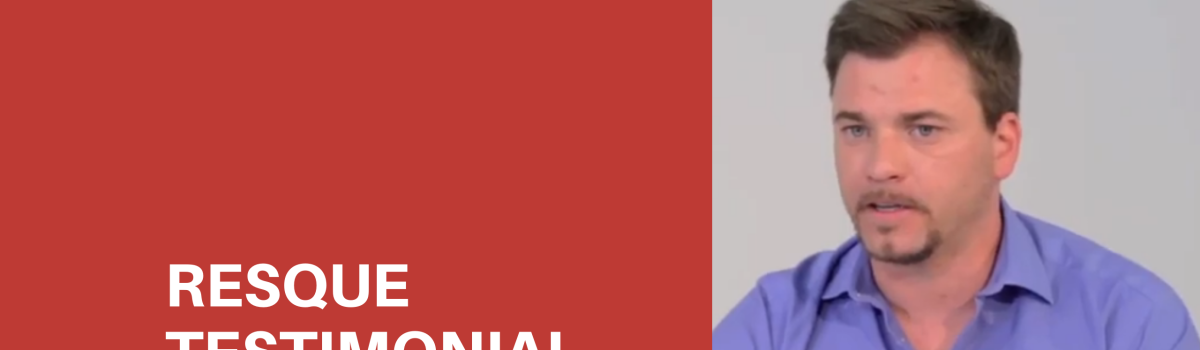 Resque Testimonial: Jaco Horn