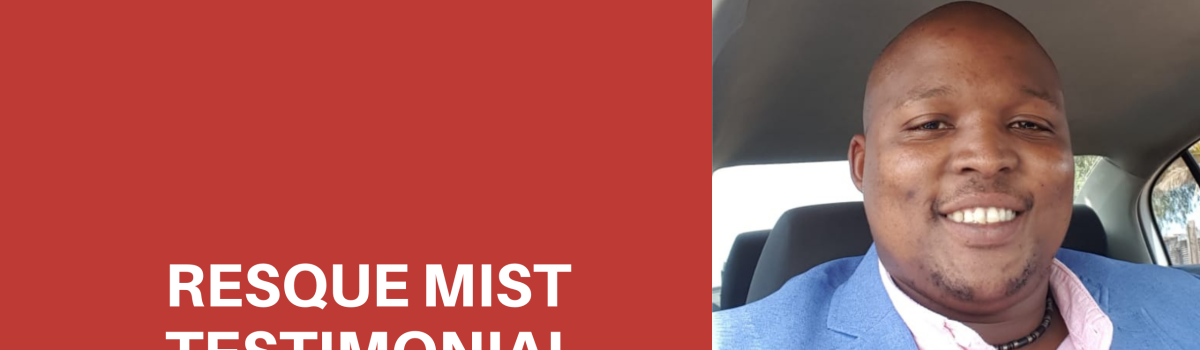 Resque Mist Testimonial: Athi Fumbata