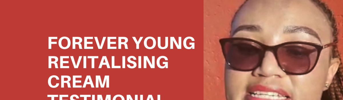 Forever Young Revitalising Cream Testimonial: Selma Mingelius