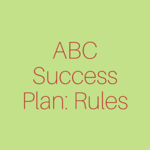 ABC Success Plan Rules Guidelines for Monthly Income