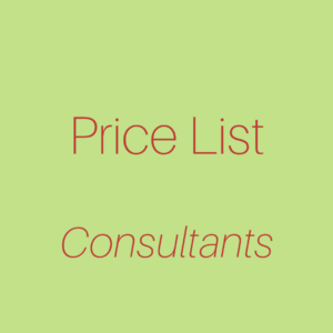 Price List for Consultants | January 2023