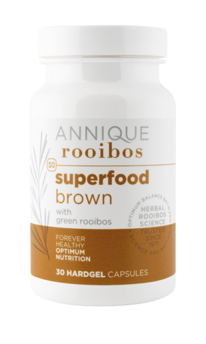 Superfood Brown with Green Rooibos – 30 Hardgel Capsules