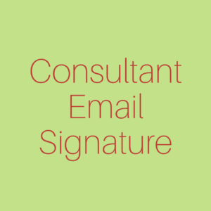 Consultant Email Signature