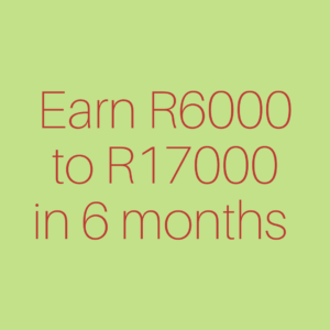 How to Earn R6000 to R17000 in 6 Months
