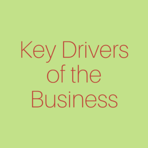 Business Booklet | Key Drivers of the Business
