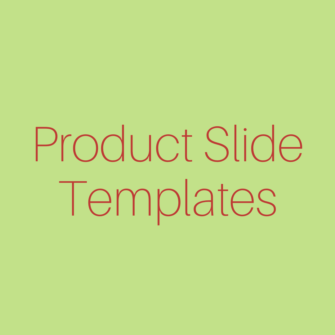 Product Slide Templates