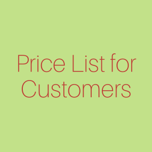 Price List for Customers | March 2024