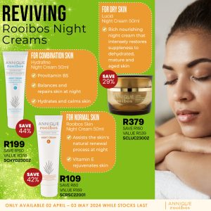 Rooibos Night Creams – Product Slide
