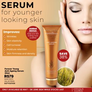 Monthly Product Slides | Forever Young Anti-Ageing Serum