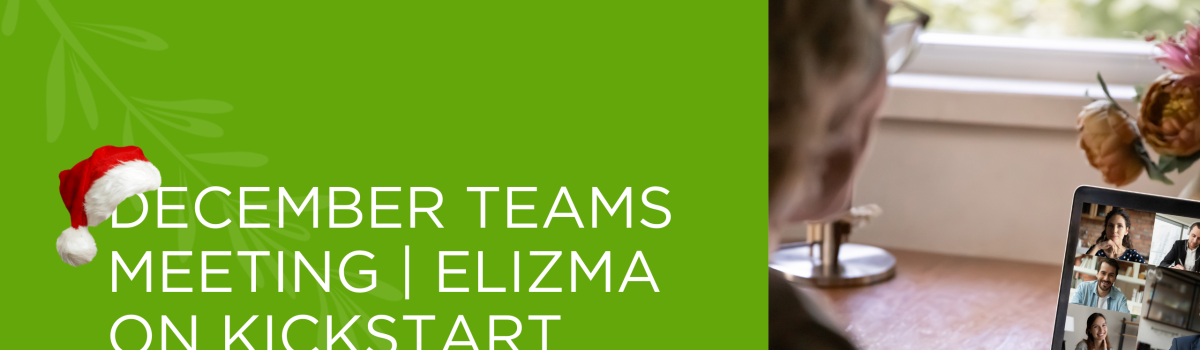 December Teams Meeting | Elizma on Kickstart