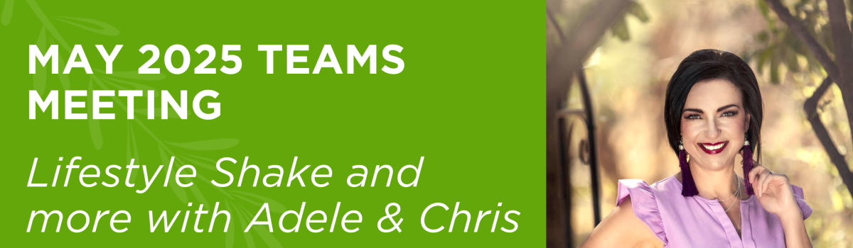 New Lifestyle Shake Formula – Teams Recording Now Available!