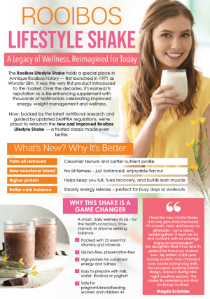 Training Article | Rooibos Lifestyle Shake