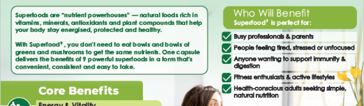Superfood⁹-30 Capsules