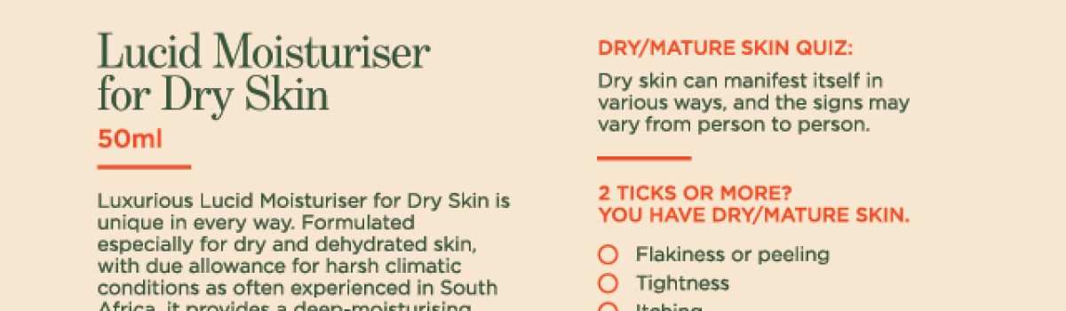 Product Training | Lucid Moisturiser For Dry Skin
