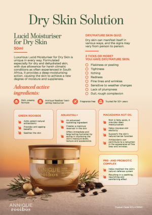 Product Training | Lucid Moisturiser For Dry Skin
